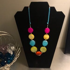 Wow! Look at you!  In this fun popsicle color beaded necklace!!
